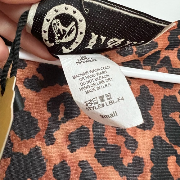 L&B Apparel | Leopard Print Fringed Duster - Picture 5 of 5